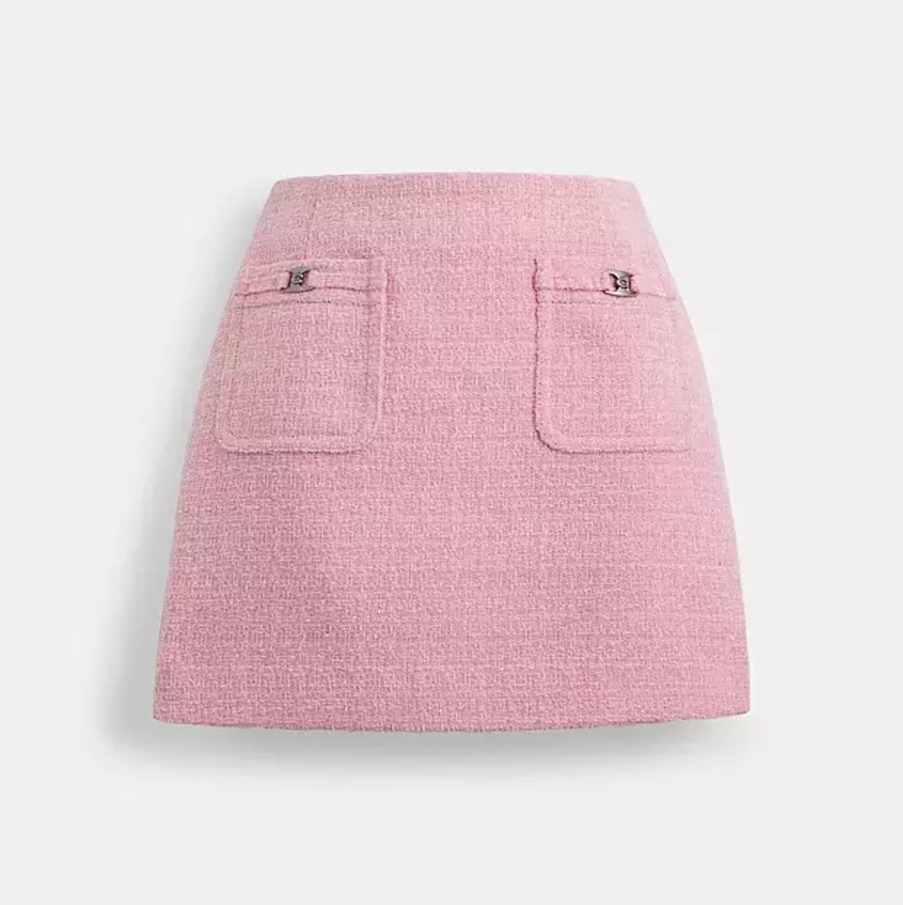 Coach Heritage C Tweed Skirt